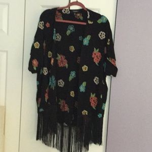 Plus size kimono style jacket 1x